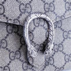 Gucci 401231 Dionysus wallet on chain GG Supreme Beige Shoulder